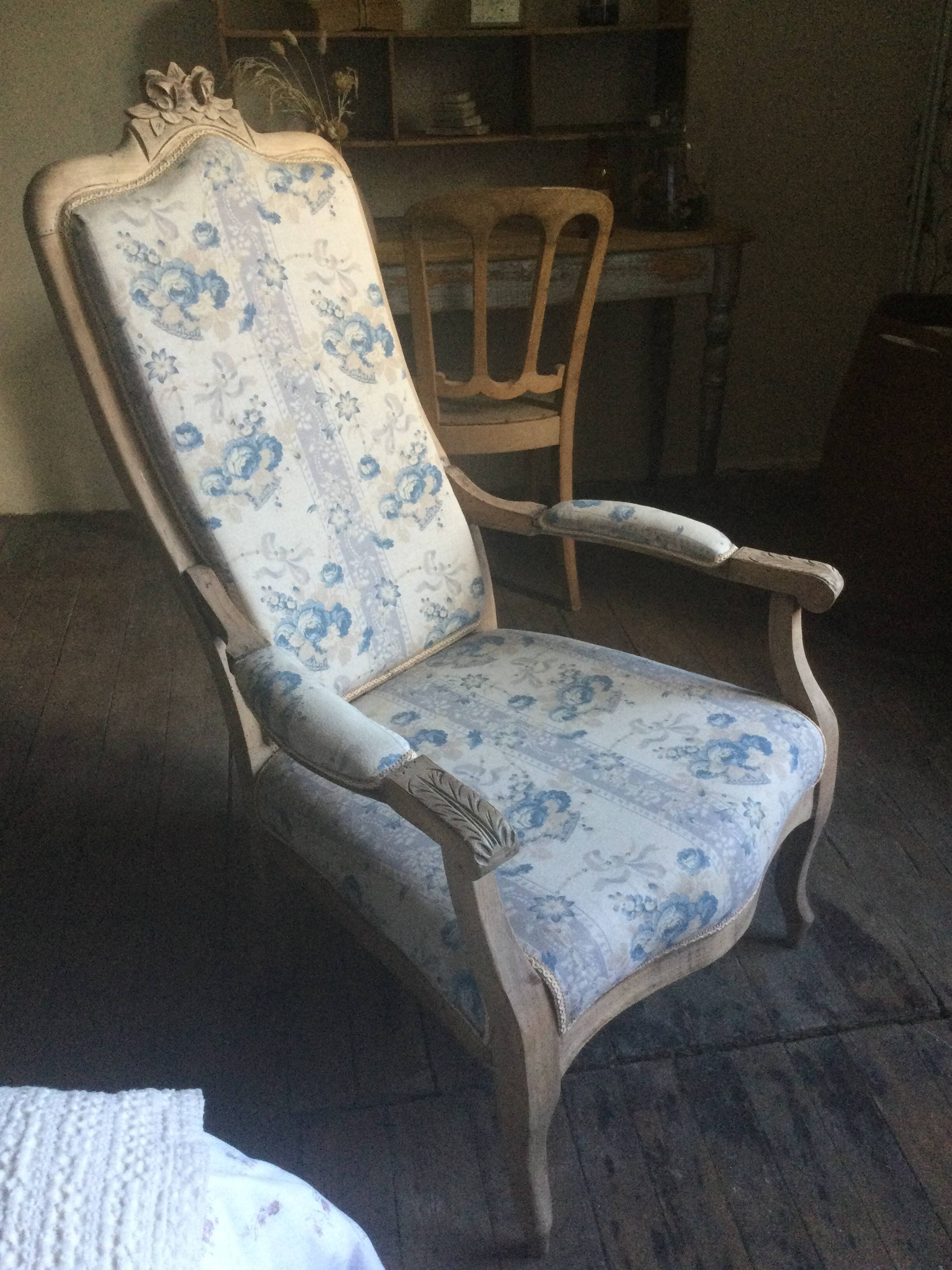 Old Voltaire armchair