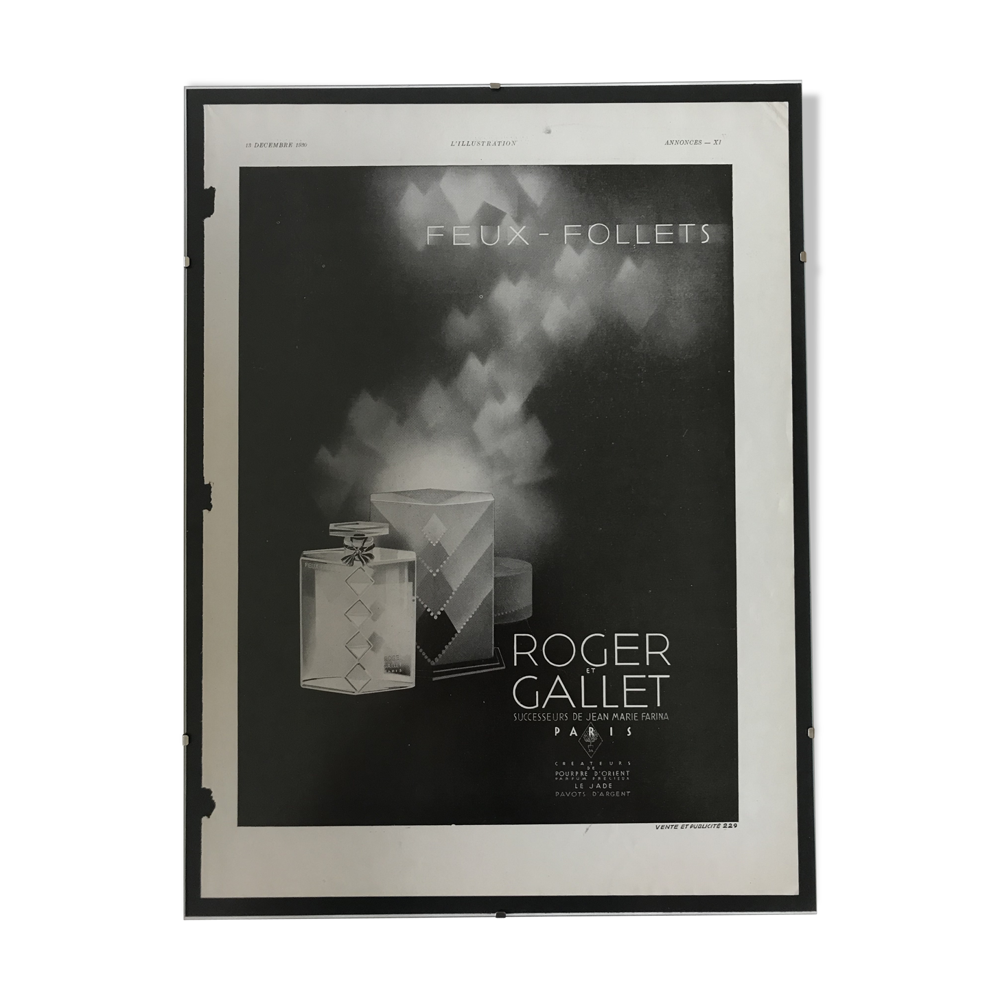 Advertising poster Roger and Gallet 1930