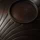 Danish Art Deco decorative shell bowl in bronze, 1930s–1940s.