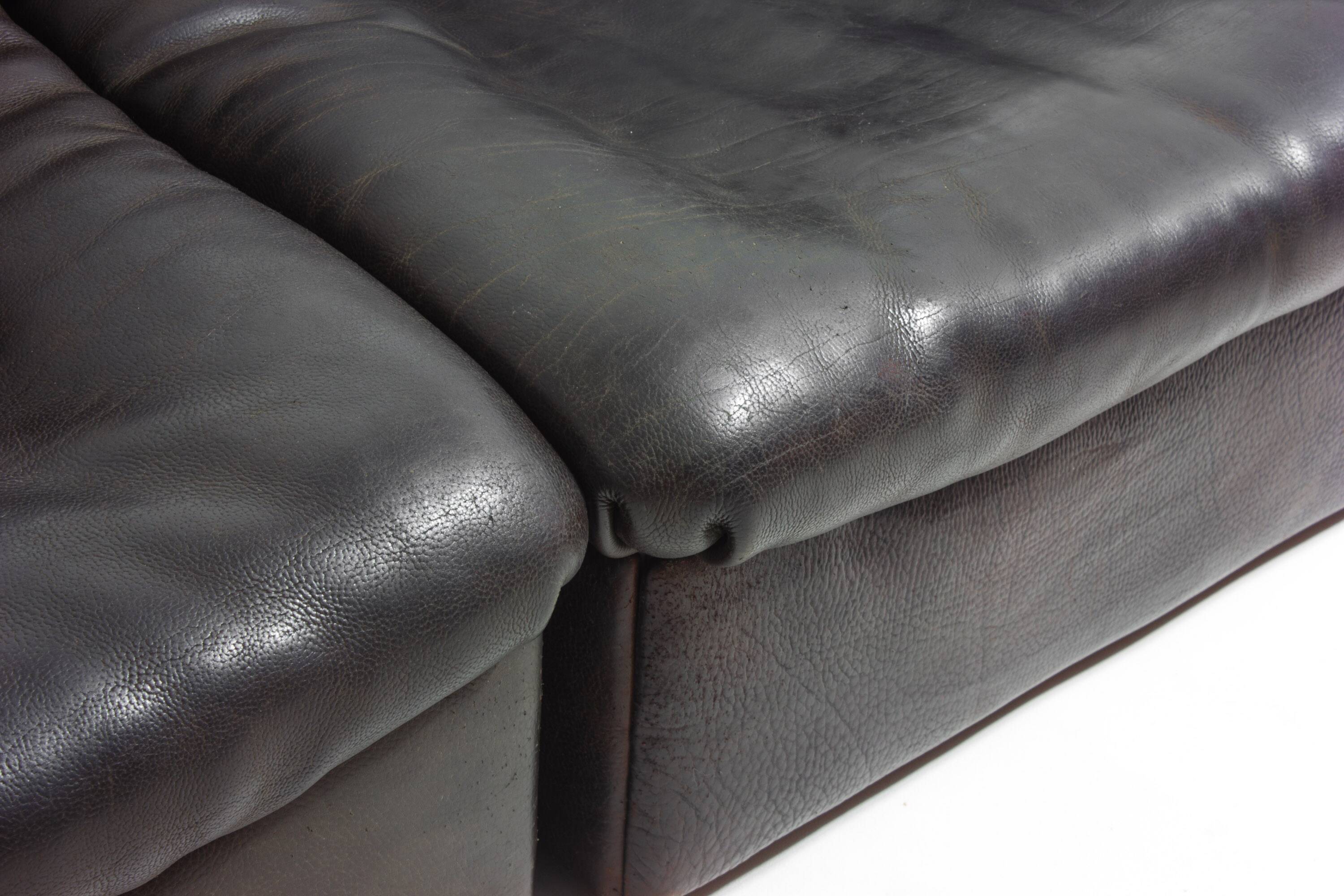 Large De Sede 'DS-46' Modular Sofa with armchair, Switzerland 1970s