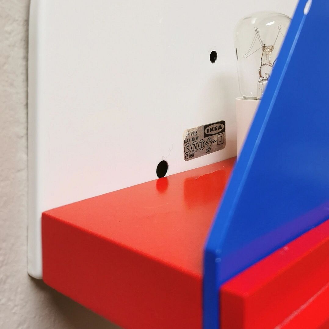 Wall lamp Ikea 1980 memphis