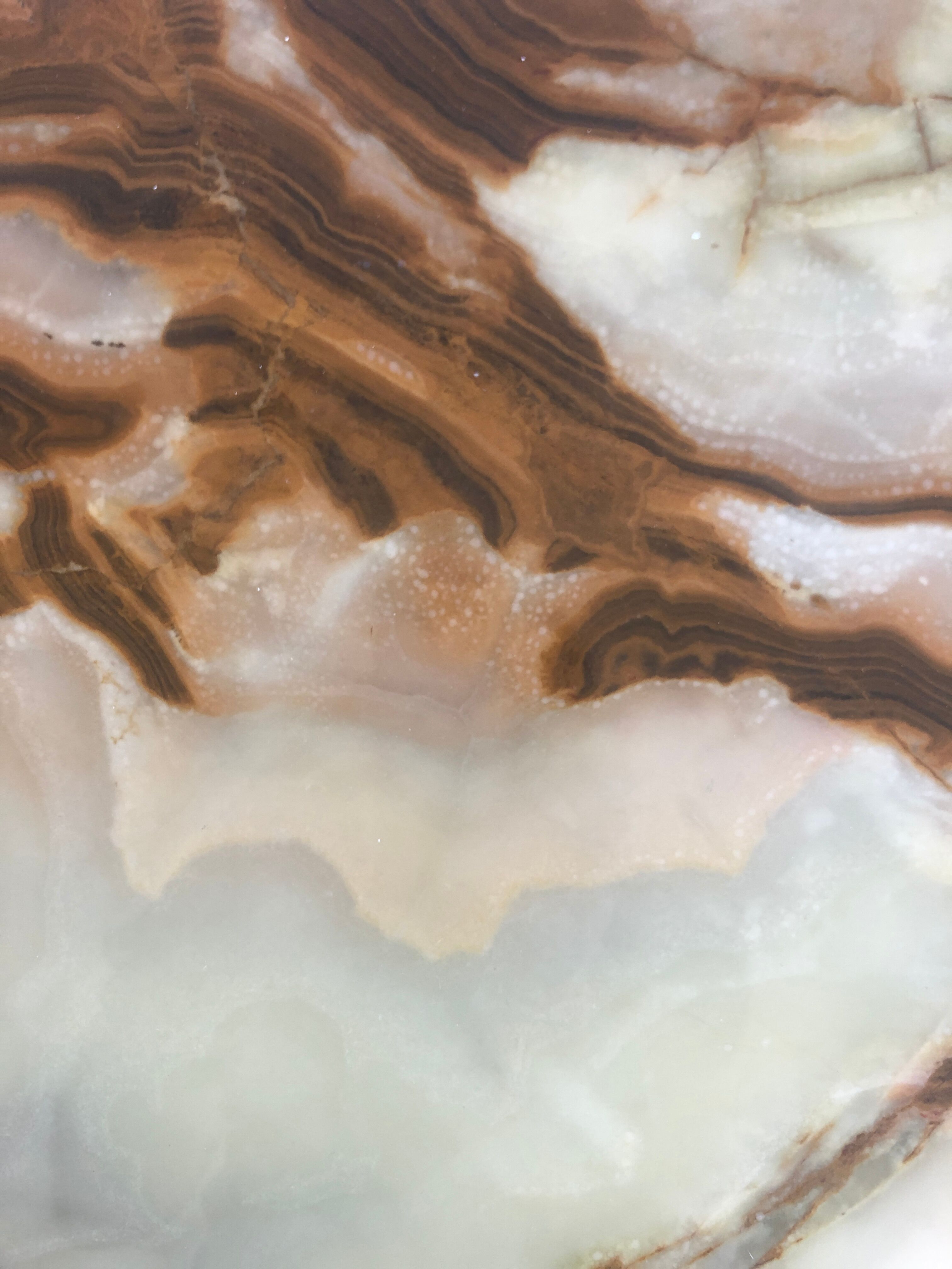 Marble onyx coffee table