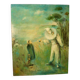 Grande Huile sur toile "Arlequin"
