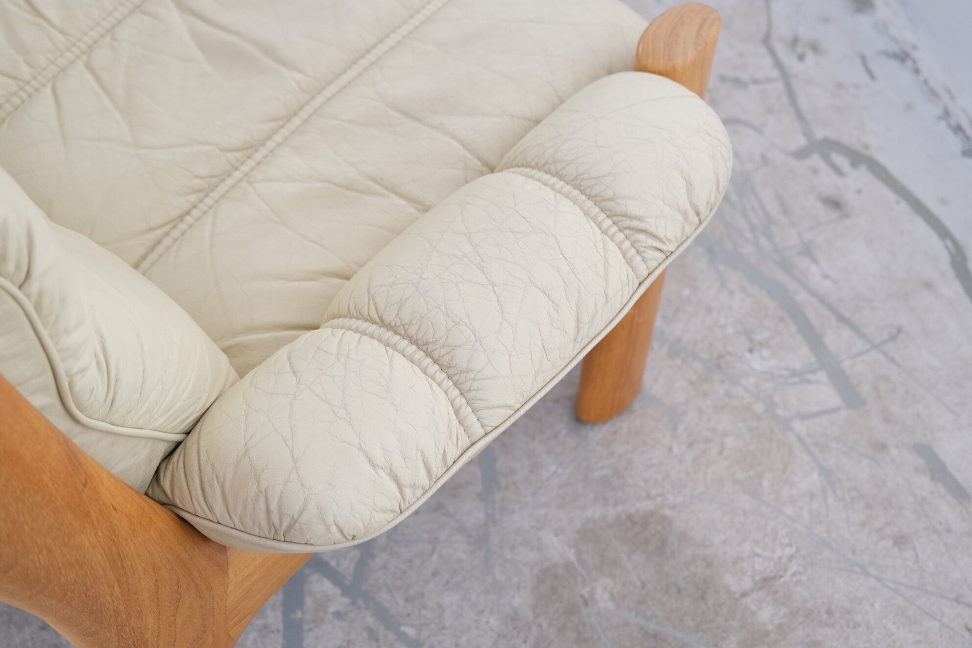 Leather Living Room Set model Montana by Ekornes, 1970's