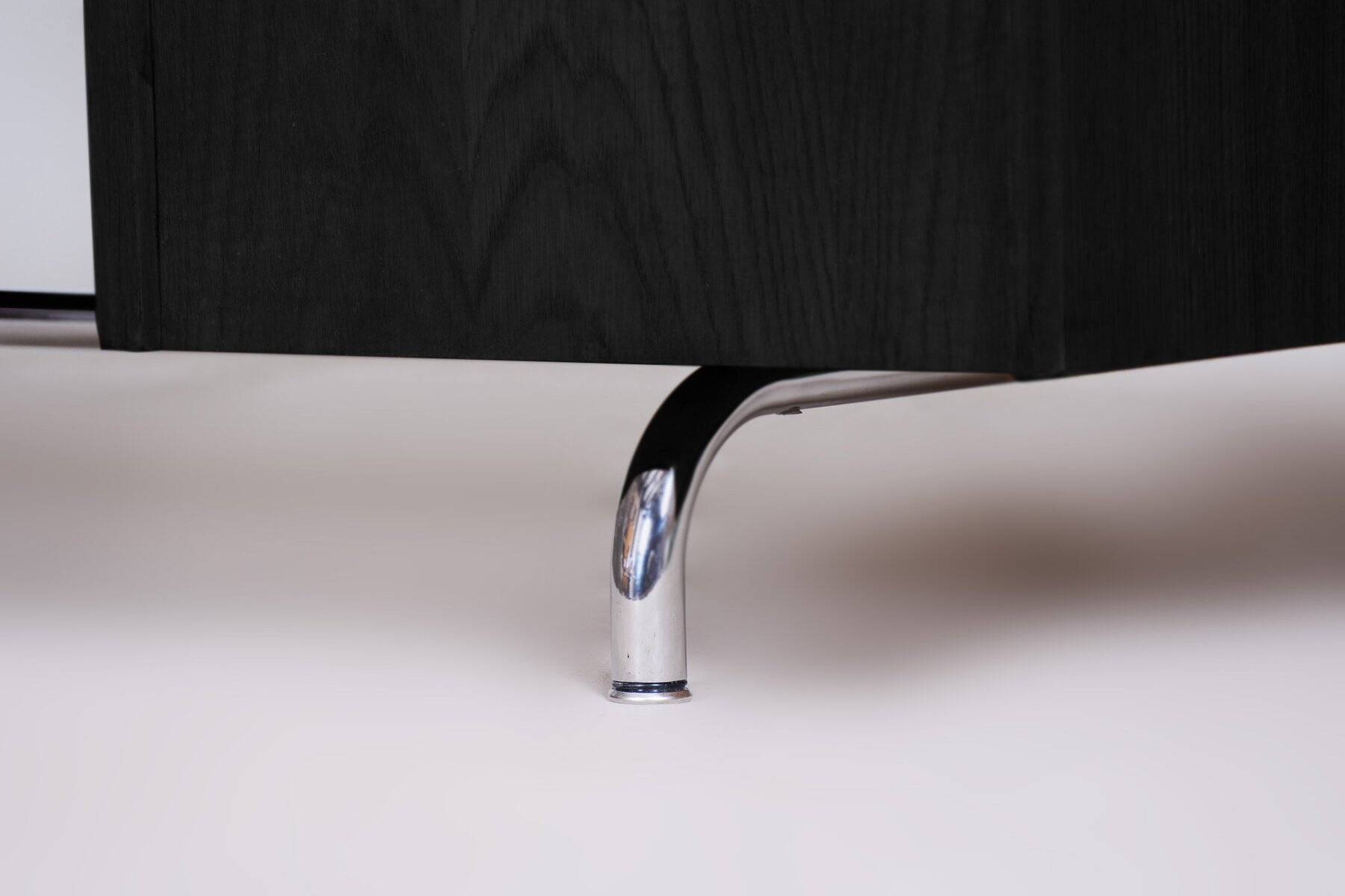 Czech Bauhaus Oak Writing Desk attributed to Jindrich Halabala for Up Závody, 1930s