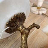 Pair of marble wall lights