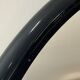 Large black lacquered mirror in 80s style