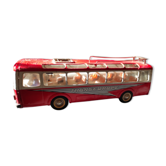 Joustra autocar bus setra transeurope toy old tole engine friction 39cm