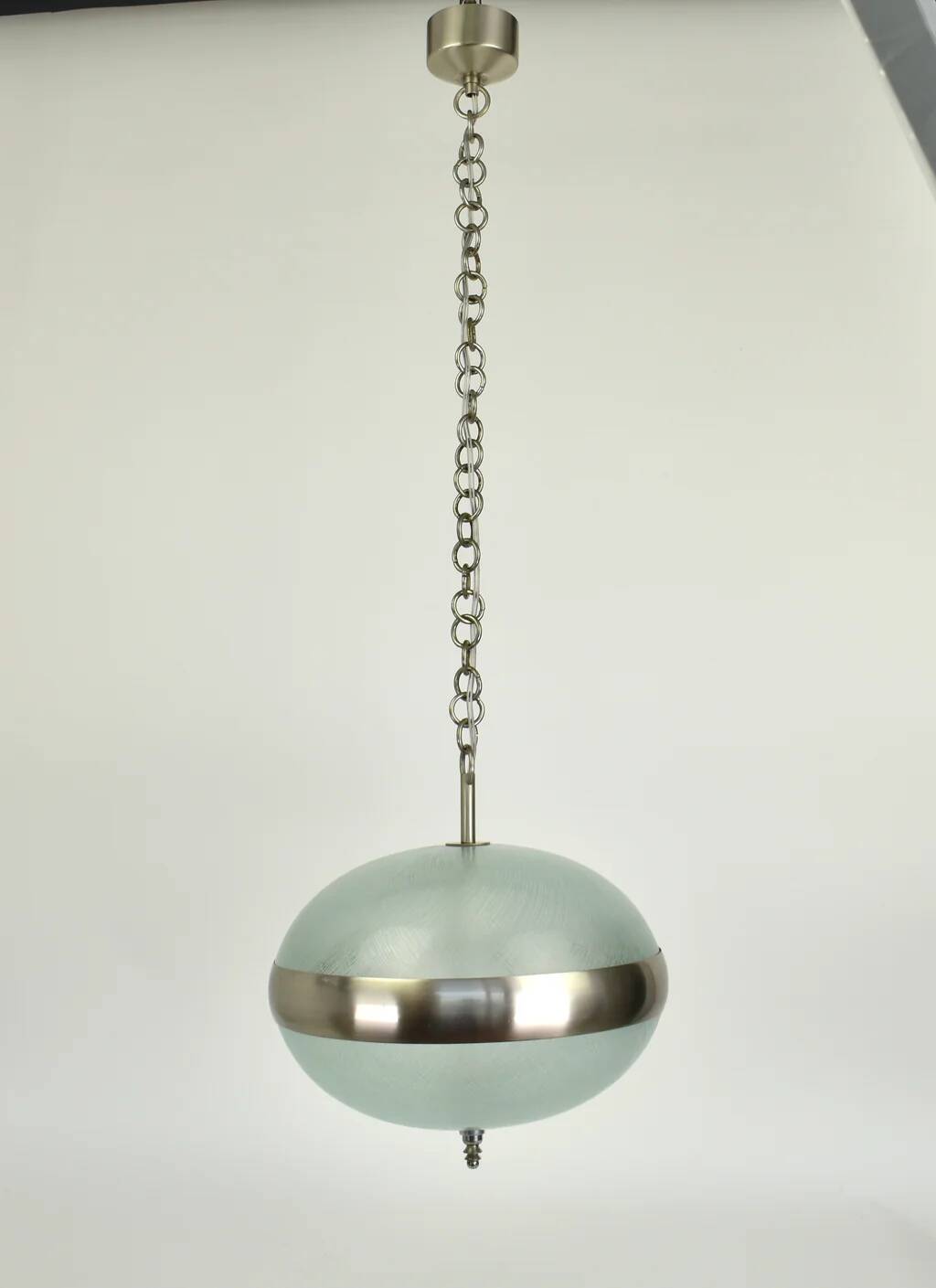 Italian pendant light from the 1950s, atomic era