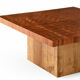 Exotic wood coffee table - ECHO model - contemporary design