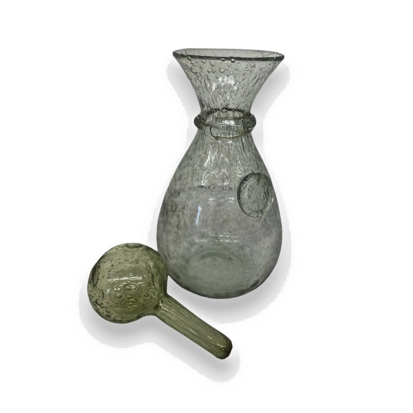 Carafe en verre bullé Biot