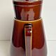 Vintage Villeroy & Boch teapot, in brown stoneware, made in Luxembourg