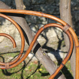 Vintage rattan headboard