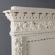 Lit ancien de style néo-Renaissance en peuplier sculpté, XXe siècle