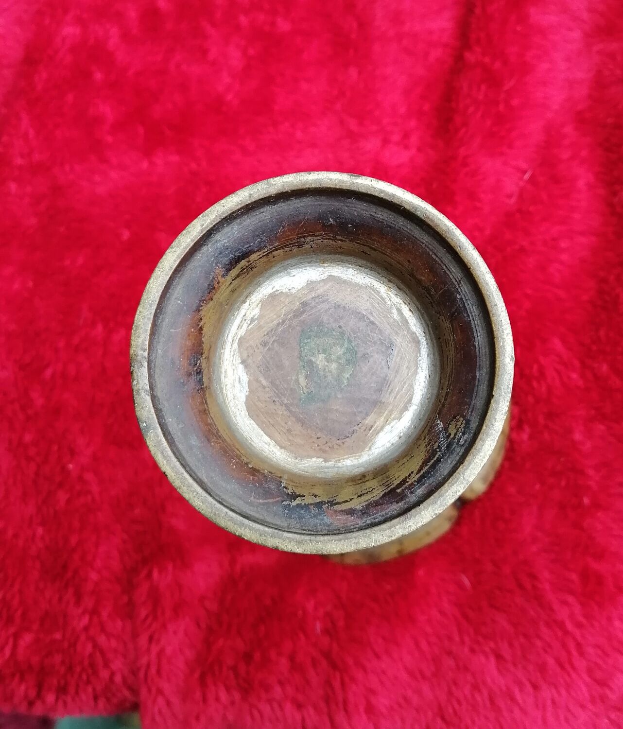 Chinese polylobed vase bronze