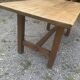 Table de ferme en chêne massif