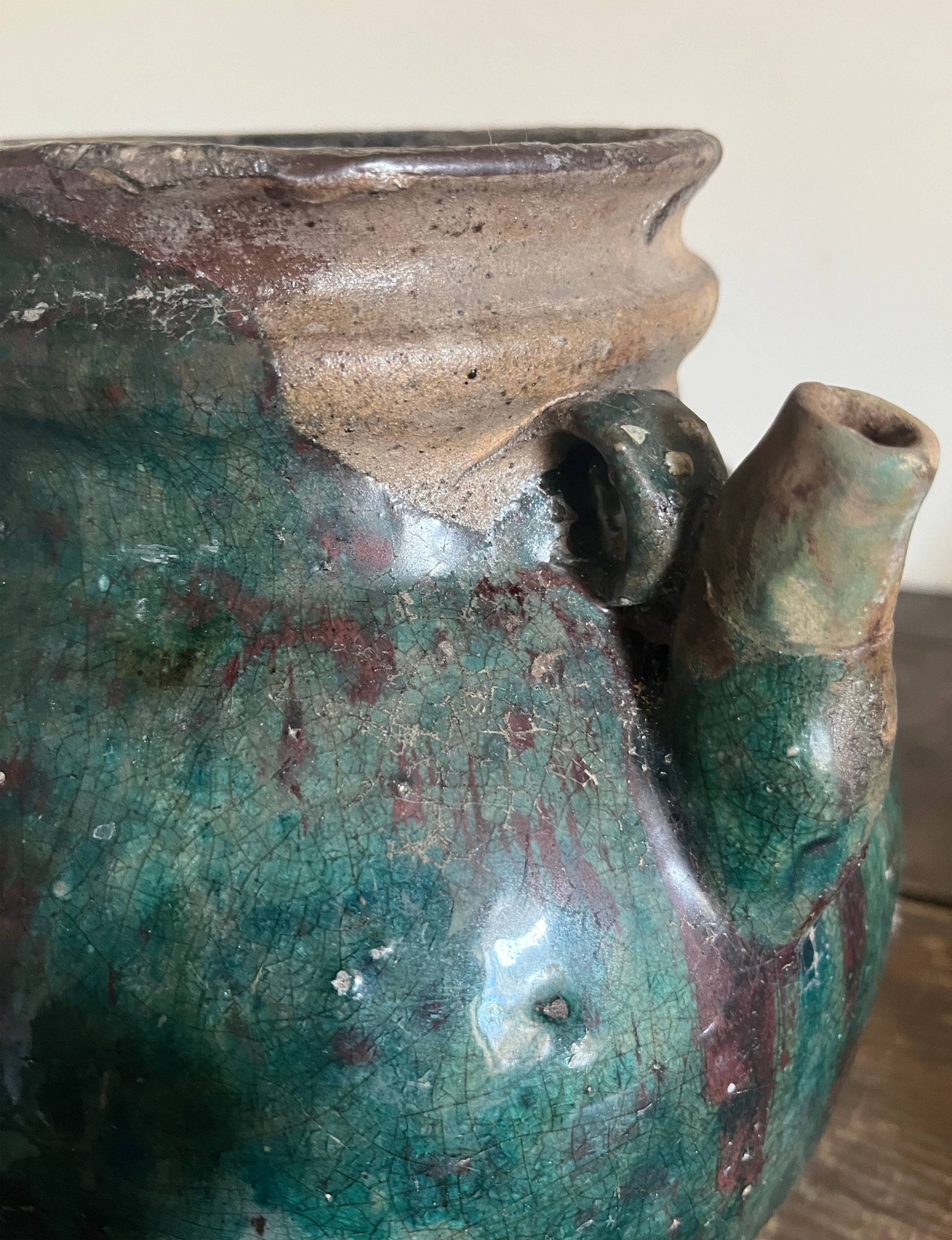 Jar China Glazed stoneware Martaban Alcohol or wine pot 18th/19th century