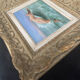 Tableau HSCeramics "Naked on the Wave" signed M. Damon 1918 + frame