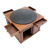 Mid-Century Italian Swivel Coffee Table by Gianfranco Frattini, Italy, 1960s