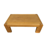 Table basse orme massif Maison Regain, 1960