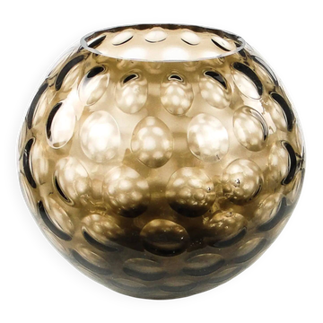 Vase moderne du milieu du siècle, en verre, Tchécoslovaquie, années 1950