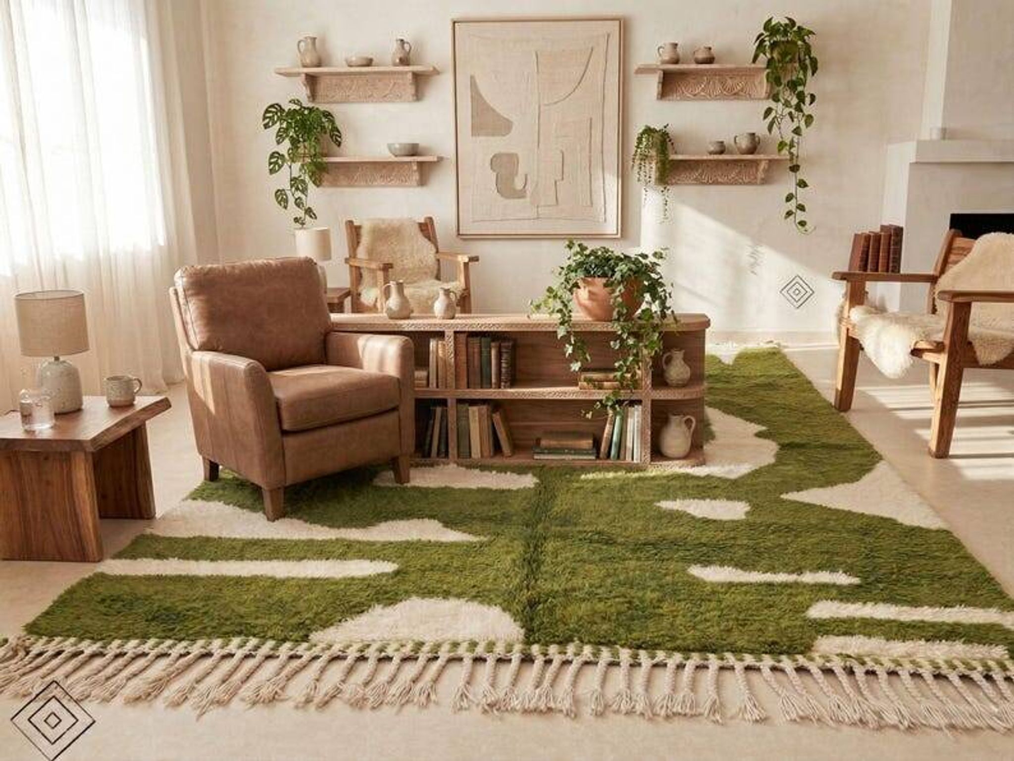 Unique Berber Moroccan rug 250cm x 200cm