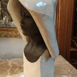 Old Large women's ceramic bust