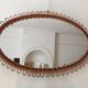 Rattan mirror