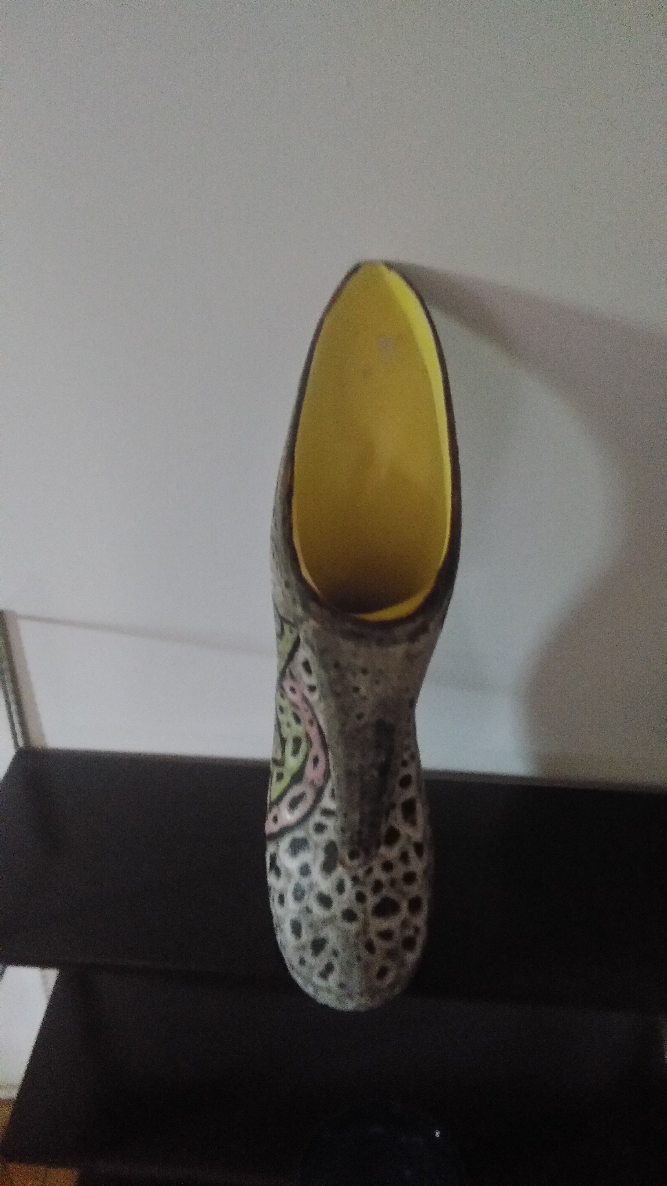 Vallauris vase signed Bessonne years 50