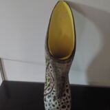 Vallauris vase signed Bessonne years 50