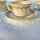 Opaque porcelain cups Gien early 21st century