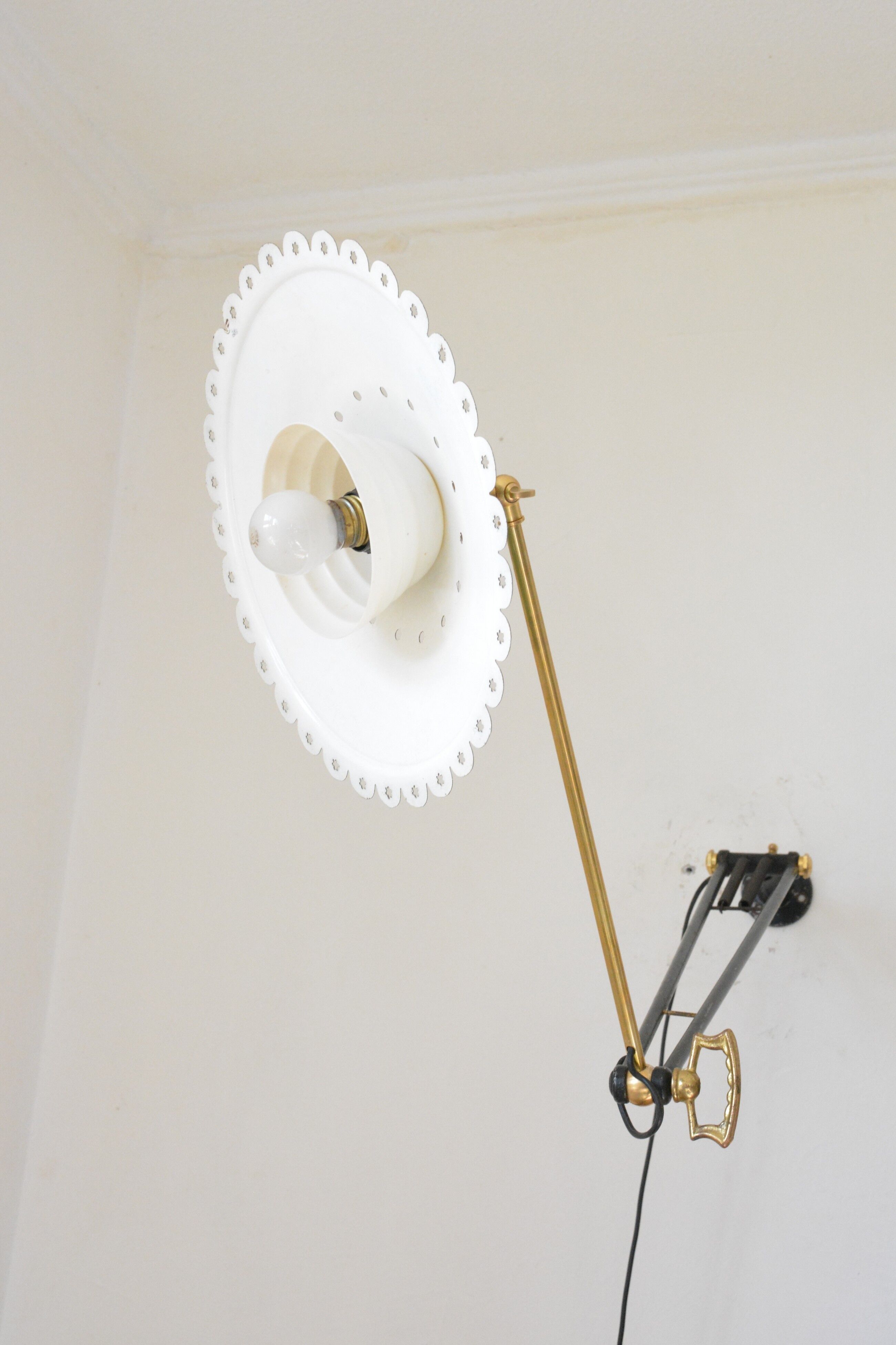 Italian wall lamp, 50s