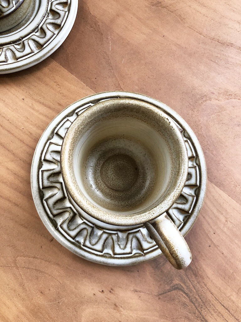 Coffee service - 6 cups Besson Vallauris