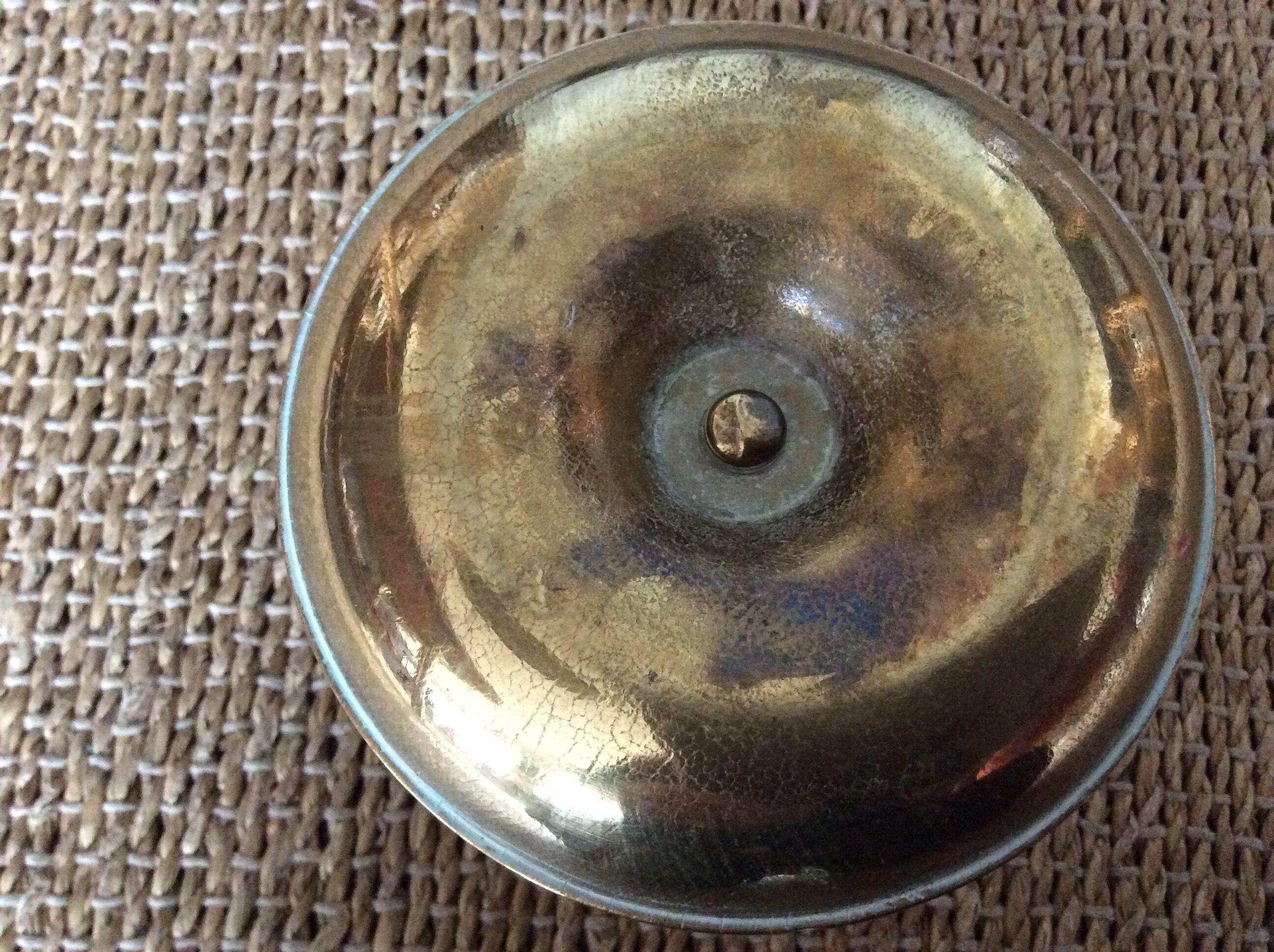 Copper candle holder