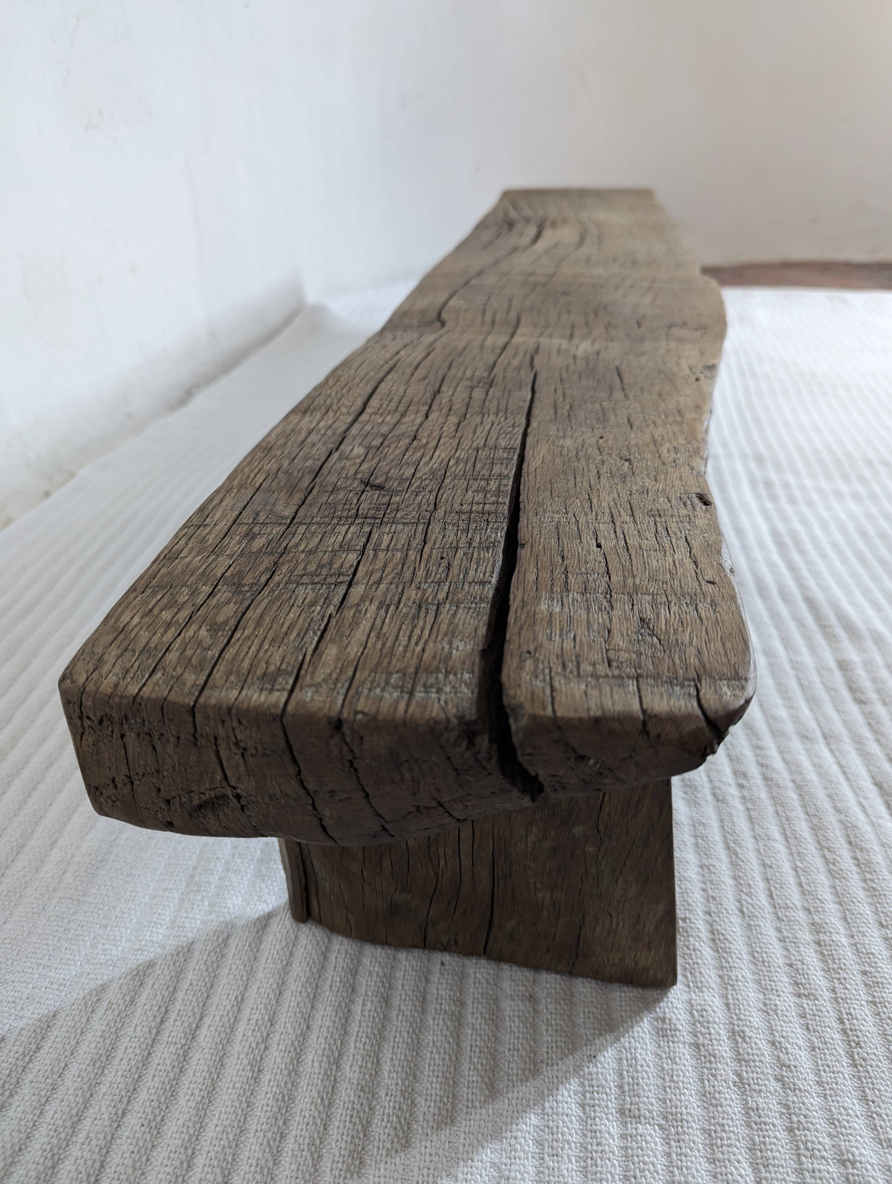 Coffee table or bench in old oak
