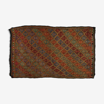 Anatolian handmade kilim rug 267 cm x 153 cm