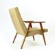 Midcentury Easy Chair In Oak, Czechoslovakia 1960s