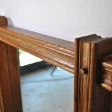 Oak mirror circa 1960