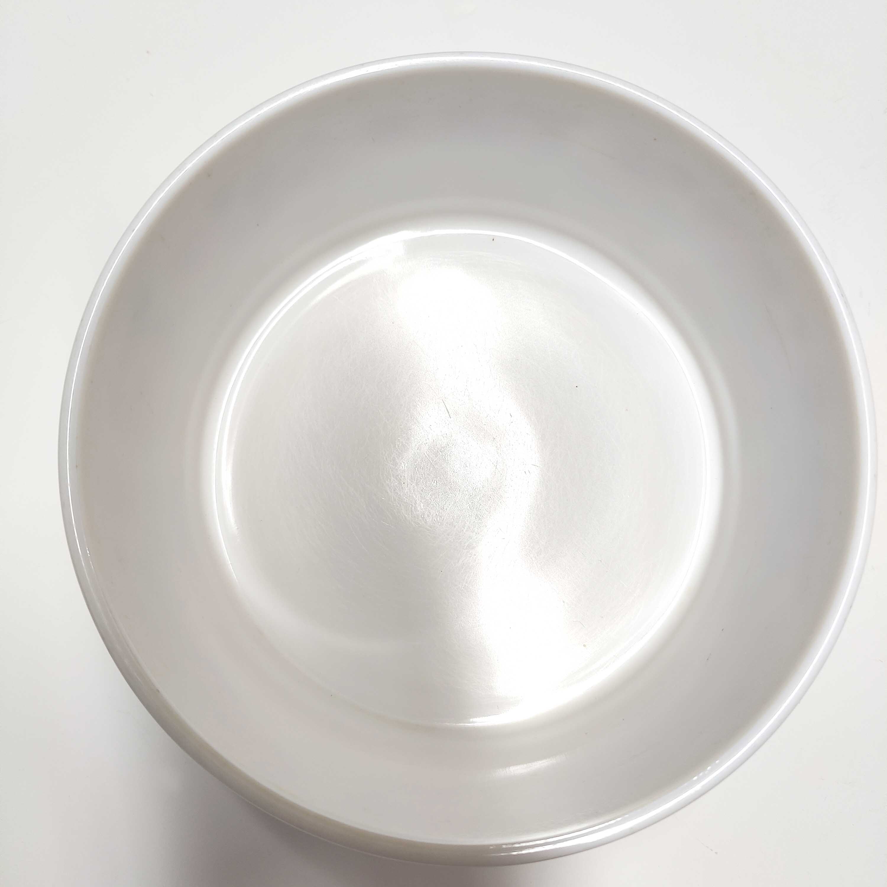 Lotus salad bowl Arcopal 70s orange flowers