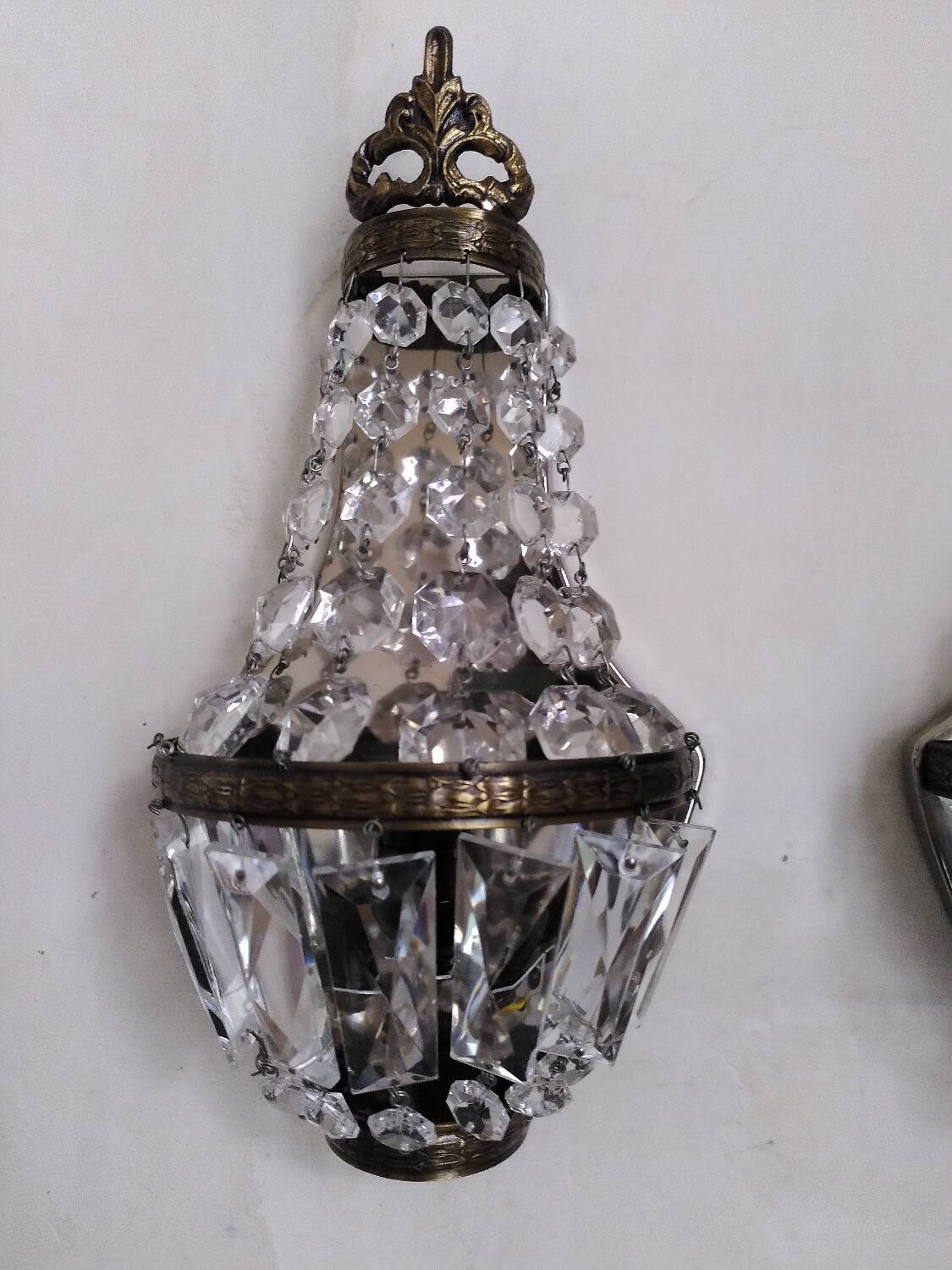 Pair of hot air balloon wall lights