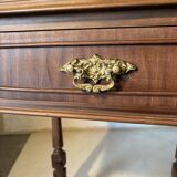 Pair of Louis XVI style bedside tables – gilt bronze details