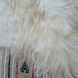 Natural black and white goat skin 92x47cm