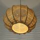 Vintage Rope Pendant Lamp / Handmade Rustic Chandelier/ Hanging Light 1970