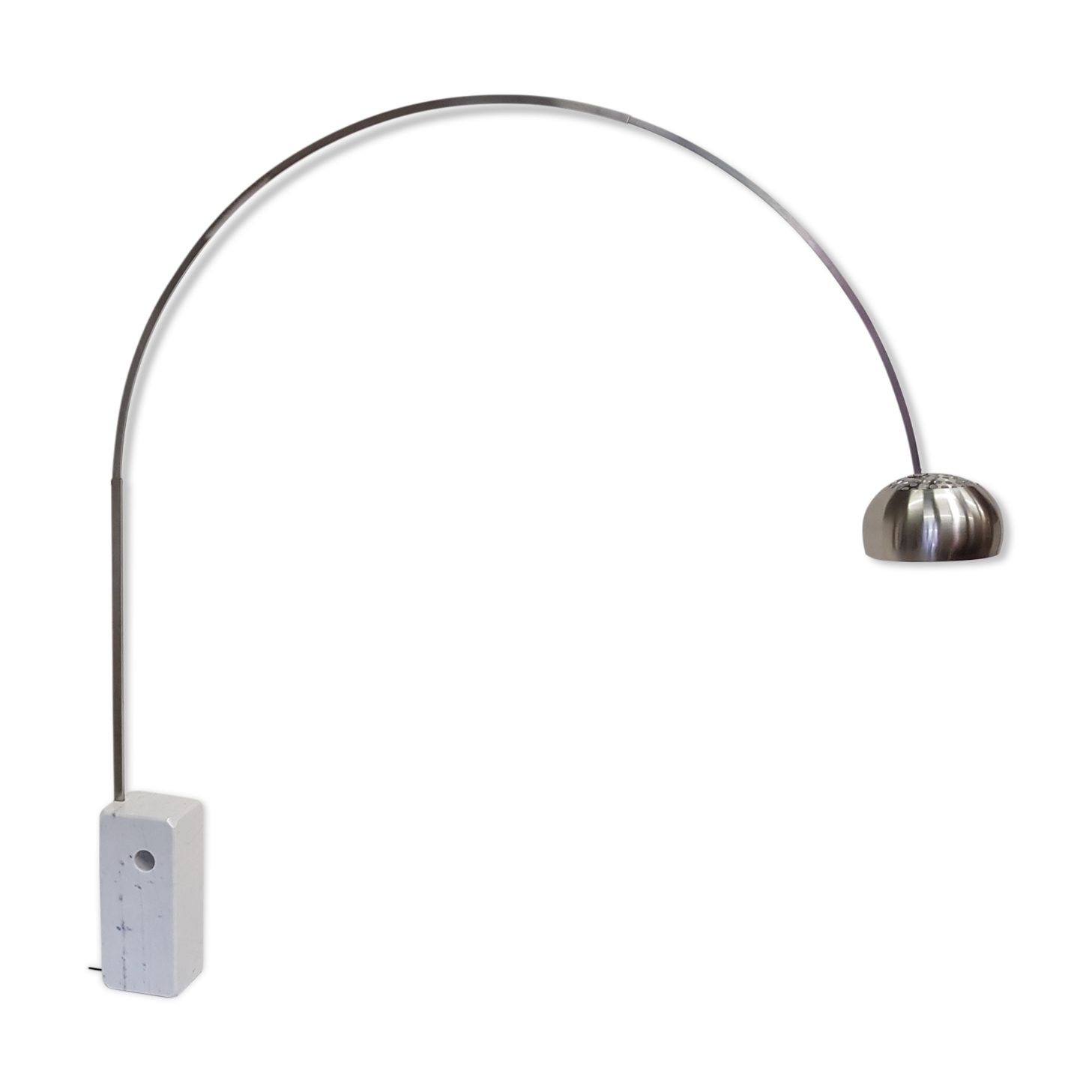 Vintage Arco lamppost marble foot