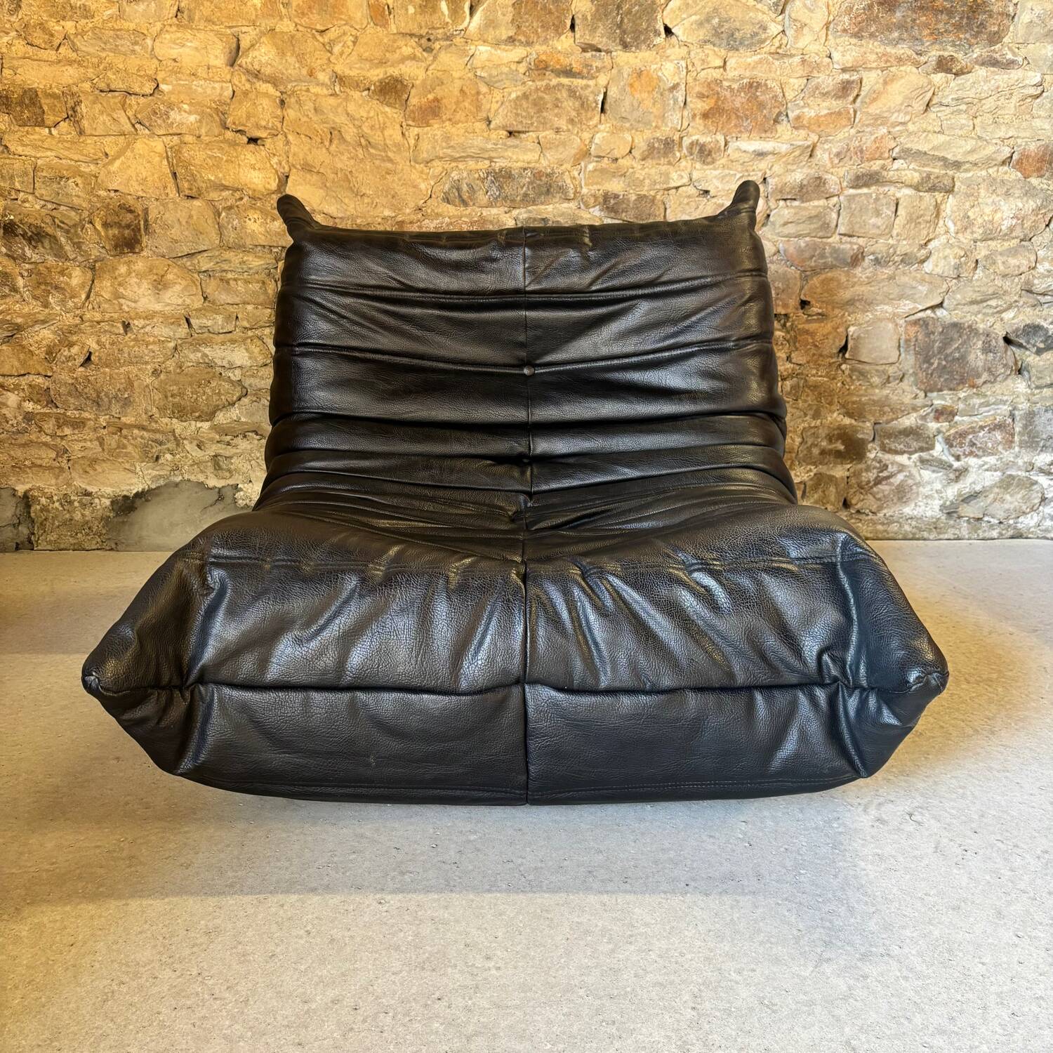 Togo leather armchair by Michel Ducaroy for Ligne Roset