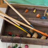 Old living room croquet game