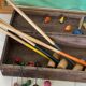 Old living room croquet game