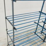 Set of 3 Rigidex iron storage locker shelves 1950s