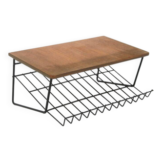 Étagère murale scandinave en teck, Suède 1960