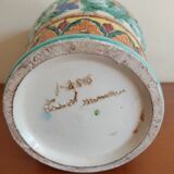 Large earthenware vase from Monaco Cerart 1950 1960